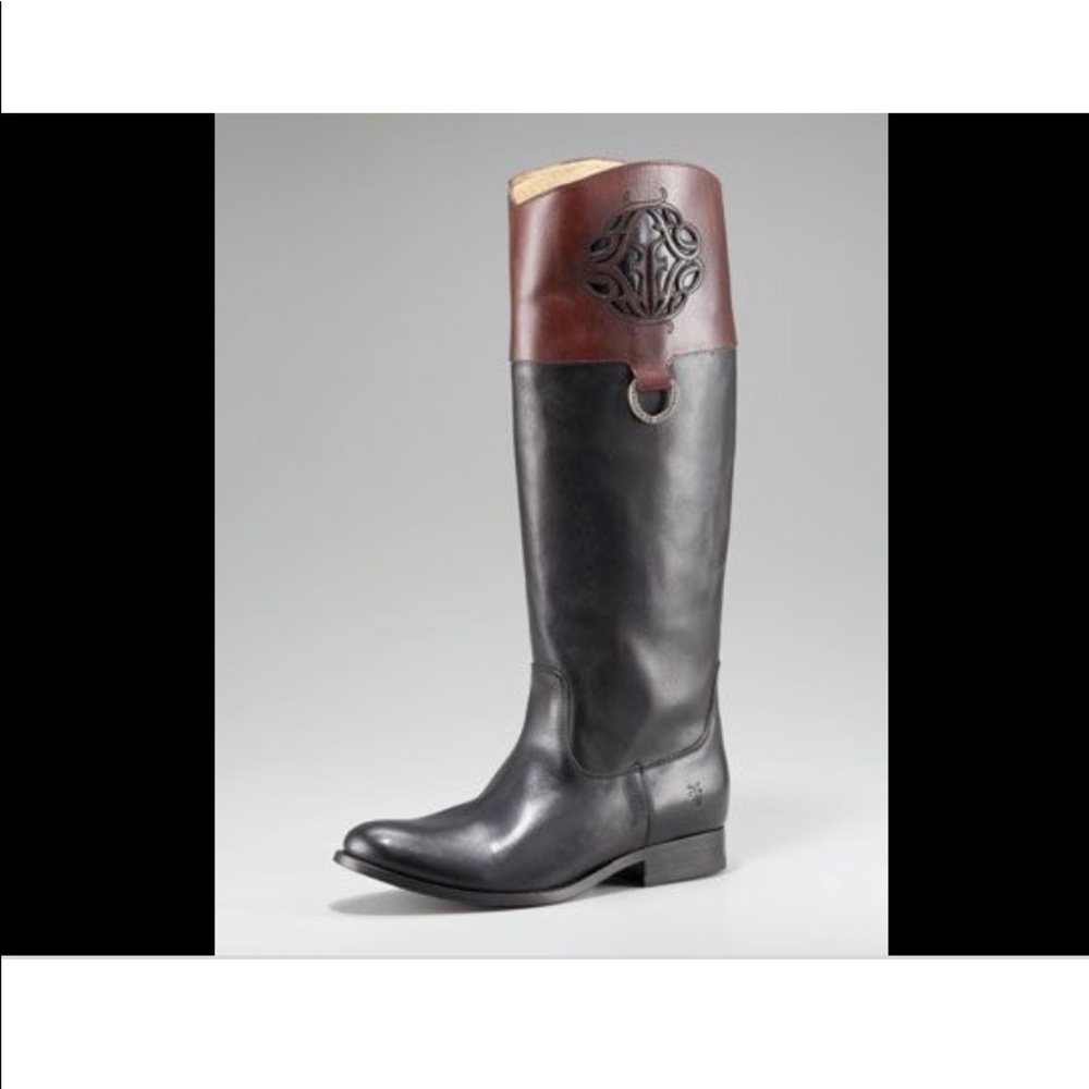 Frye ‘Melissa’ Two-Toned Riding Boots